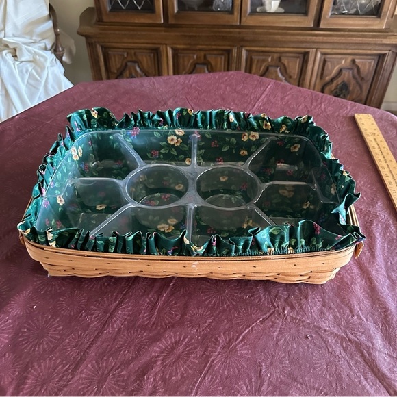 Longaberger 1995 Hostess Serving Tray Basket - Picture 1 of 6